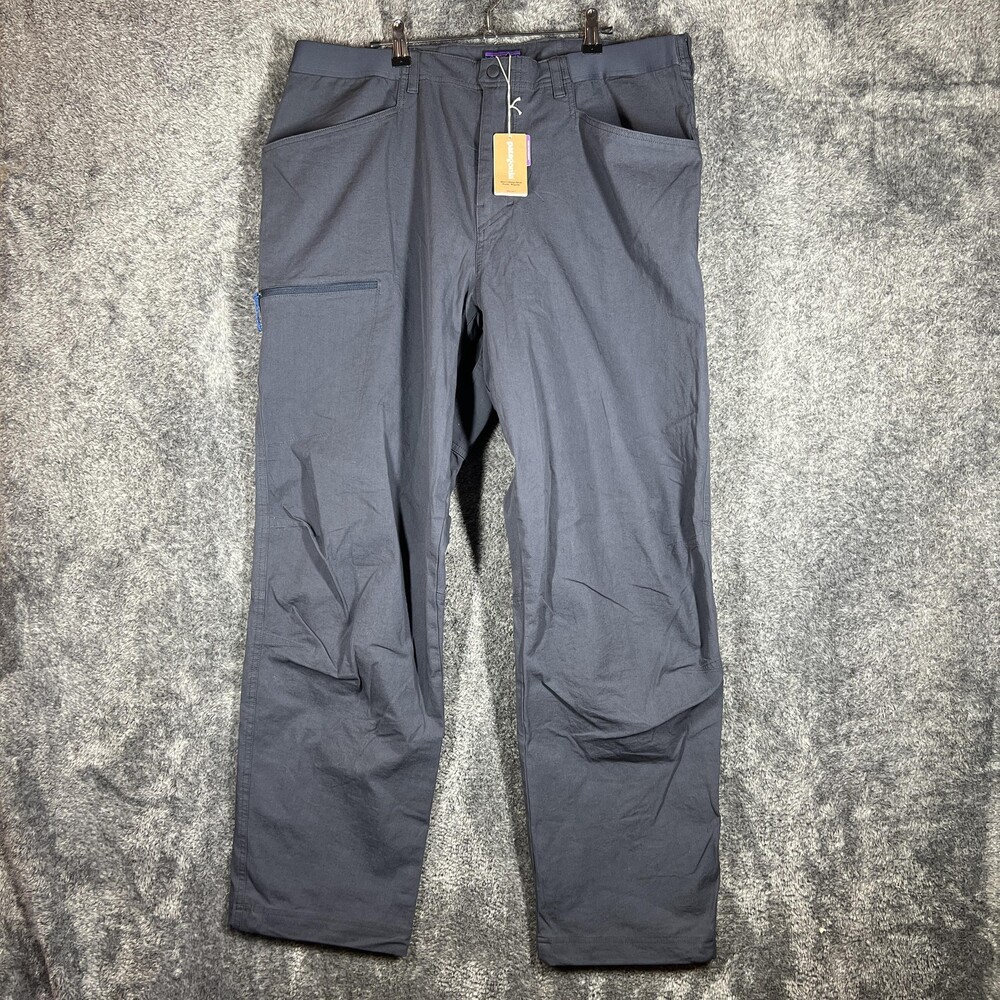 Patagonia Pants Mens 40x30 Blue Regular Fit Venga Rock Cargo Stretch Canvas